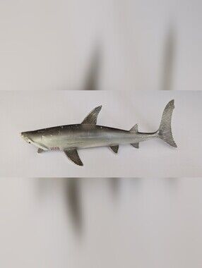 Vintage 1980's 13" Rubber Open Mouth Shark Toy Figure Hong Kong Jaws